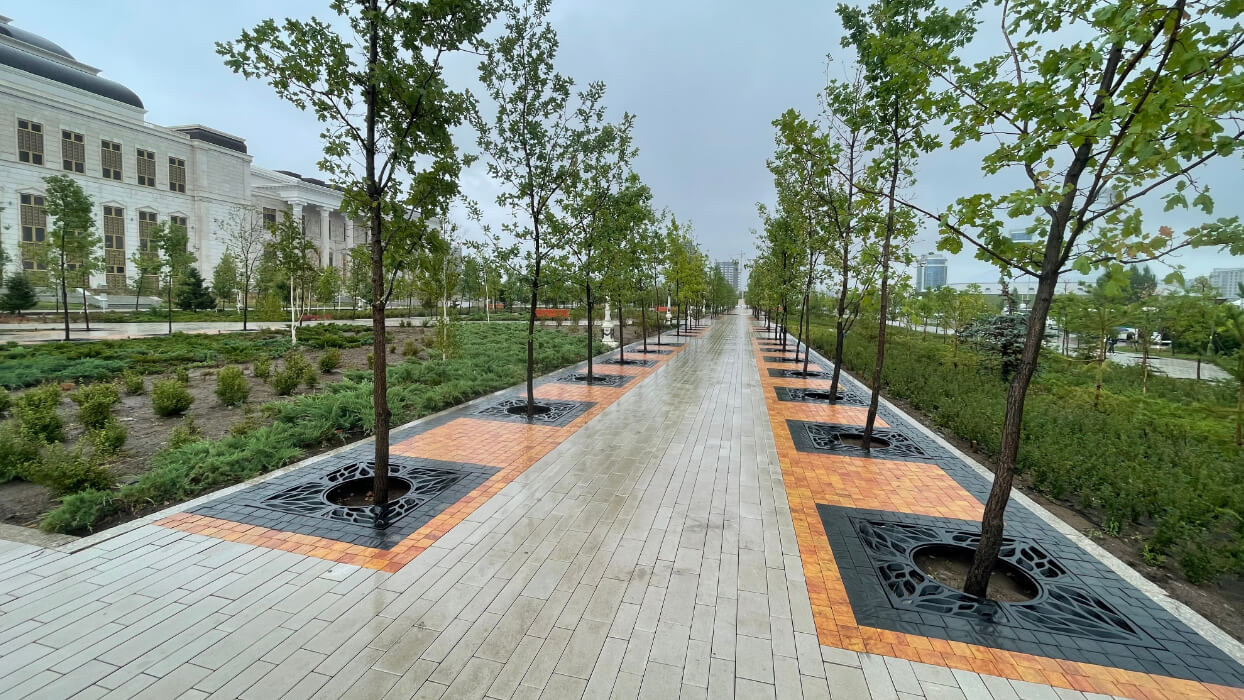 Приствольная решетка для дерева ZKING CRUST 1.2х1.2м Черная в Менделеевске фото