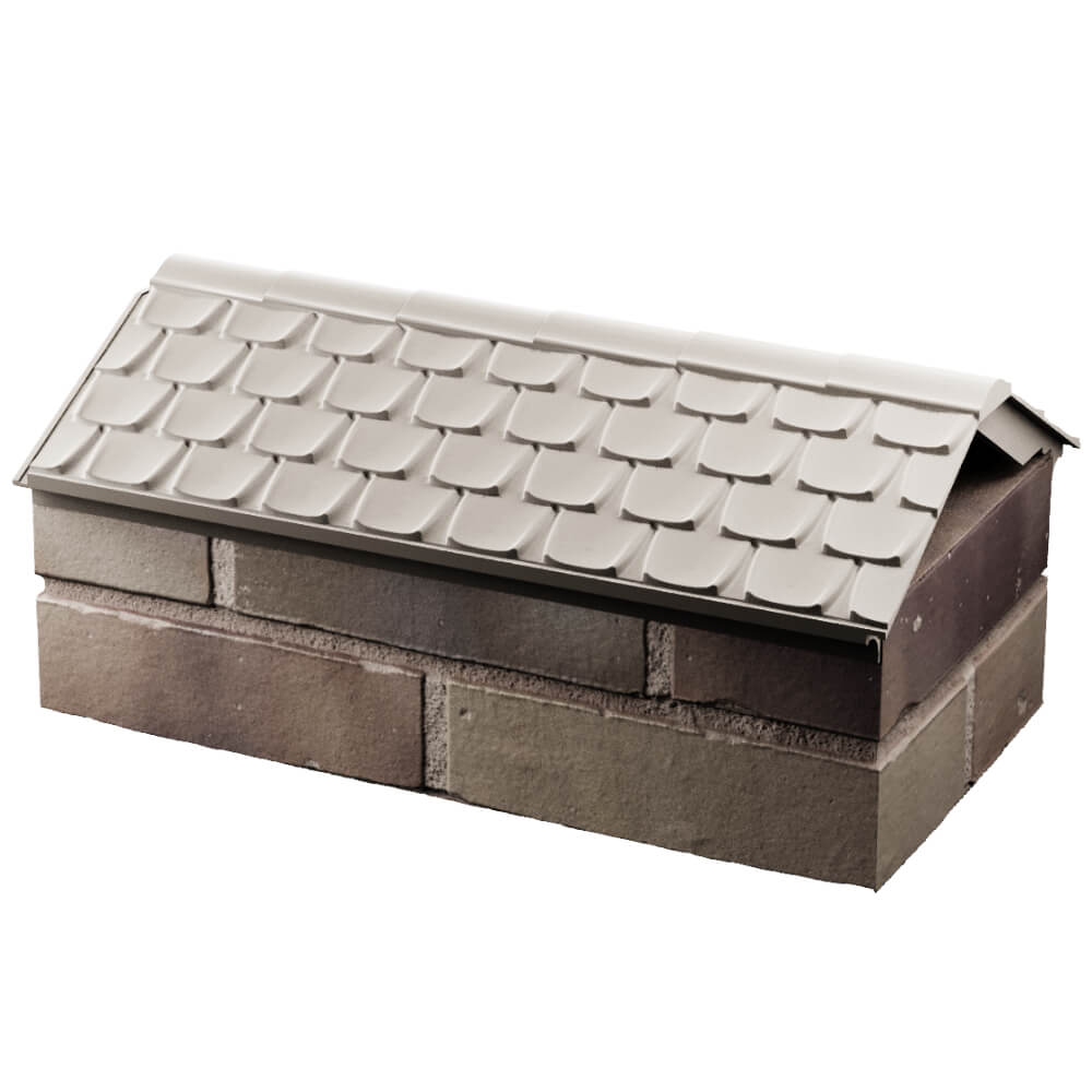 Парапет Zking Эльбрус Бежевый с посадкой на 1 кирпич (255мм) в Менделеевске фото