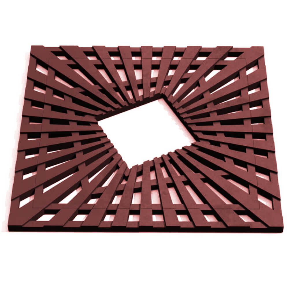 Приствольная решетка для дерева ZKING ATMOSPHERE 1.2х1.2м Коричневая Менделеевск фото