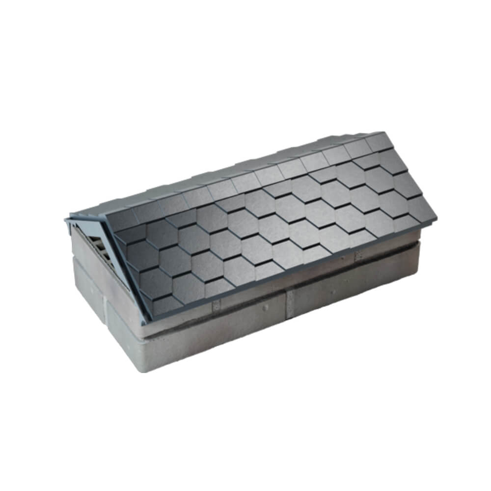 Парапет Zking Эверест Серый с посадкой на 1 кирпич (200/225/255мм) в Менделеевске фото