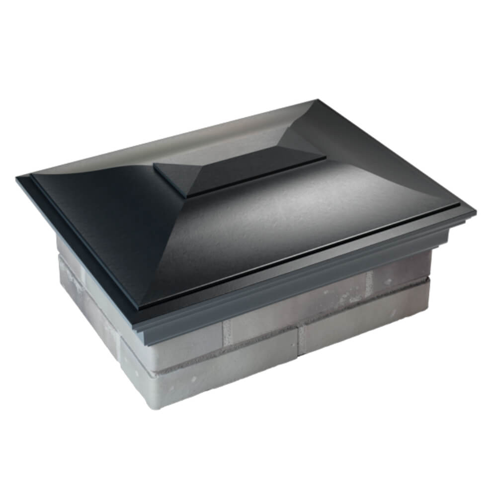 Колпак Zking Монблан Черный на столб 2х1.5 кирпича (515х385мм) Менделеевск фото