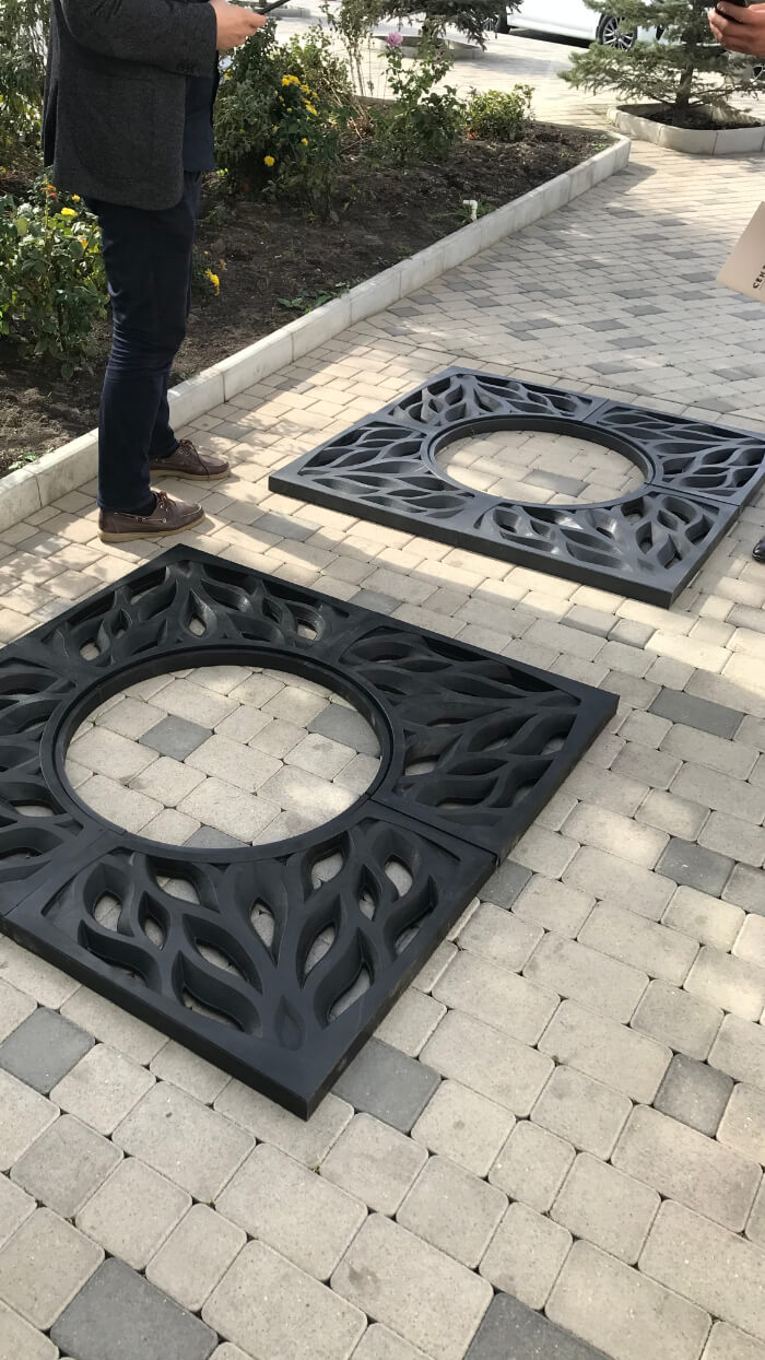 Приствольная решетка для дерева ZKING CRUST 1.2х1.2м Черная в Менделеевске фото