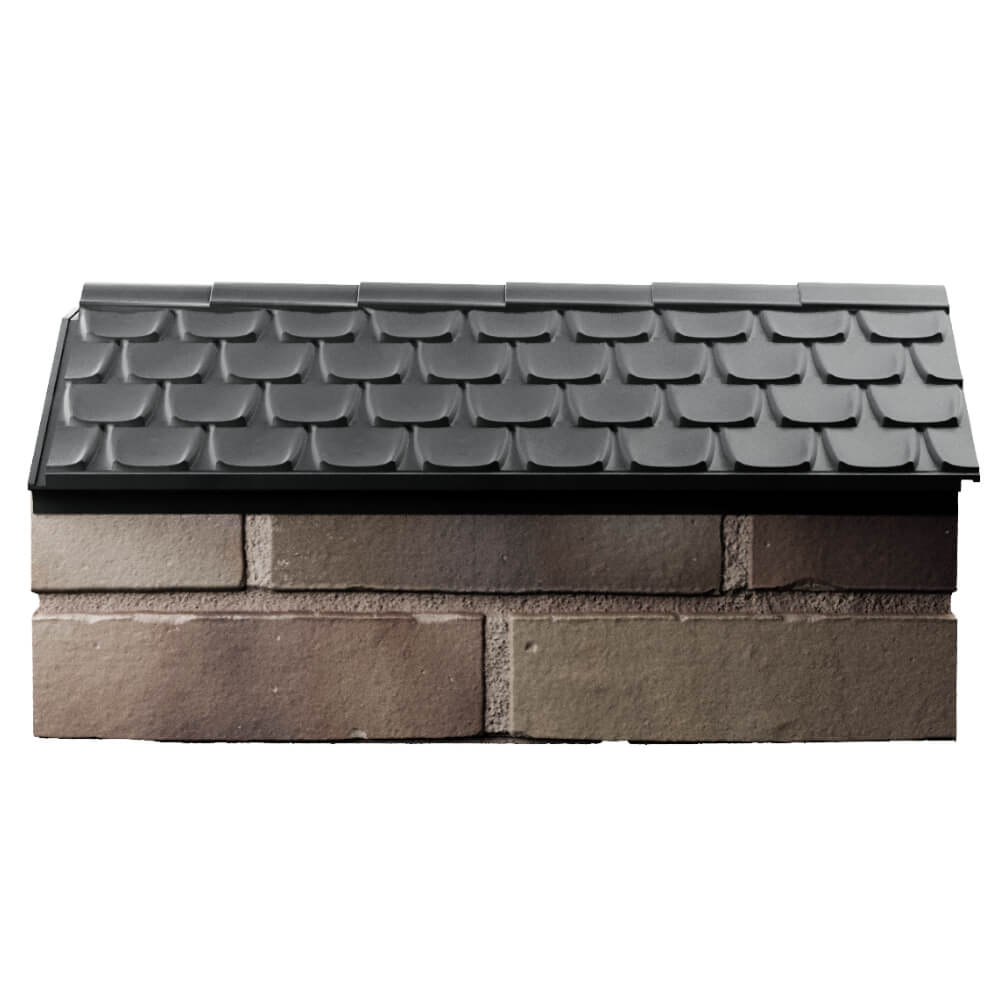 Парапет Zking Эльбрус Серый с посадкой на 1 кирпич (255мм) в Менделеевске фото