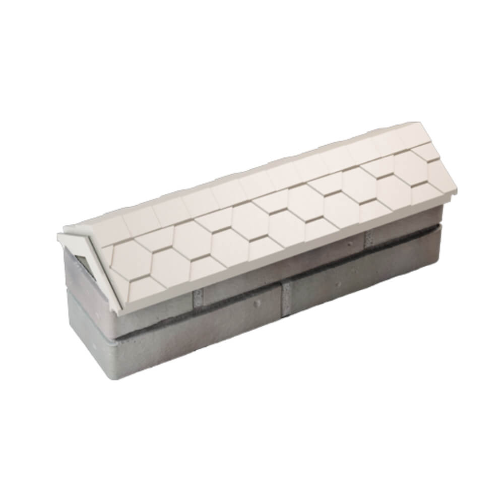 Парапет Zking Эверест Бежевый с посадкой на 0.5 кирпича (130мм) в Менделеевске фото