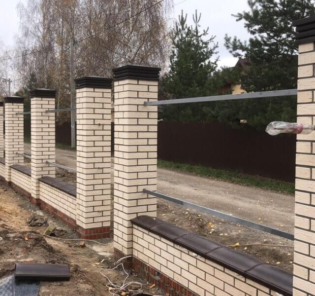 Колпак Zking Бона ХайТек Коричневый на столб 1.5х1.5 кирпича (385х385мм) в Менделеевске фото