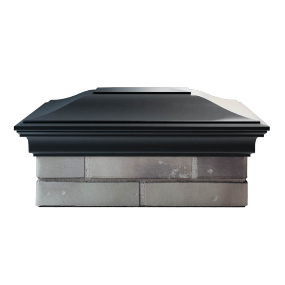 Колпак Zking Монблан Черный на столб 2х1.5 кирпича (515х385мм) в Менделеевске фото