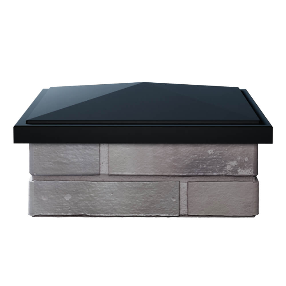 Колпак Zking БонаМоно Черный на столб 1.5х1.5 кирпича (385х385, 400х400мм) Менделеевск фото