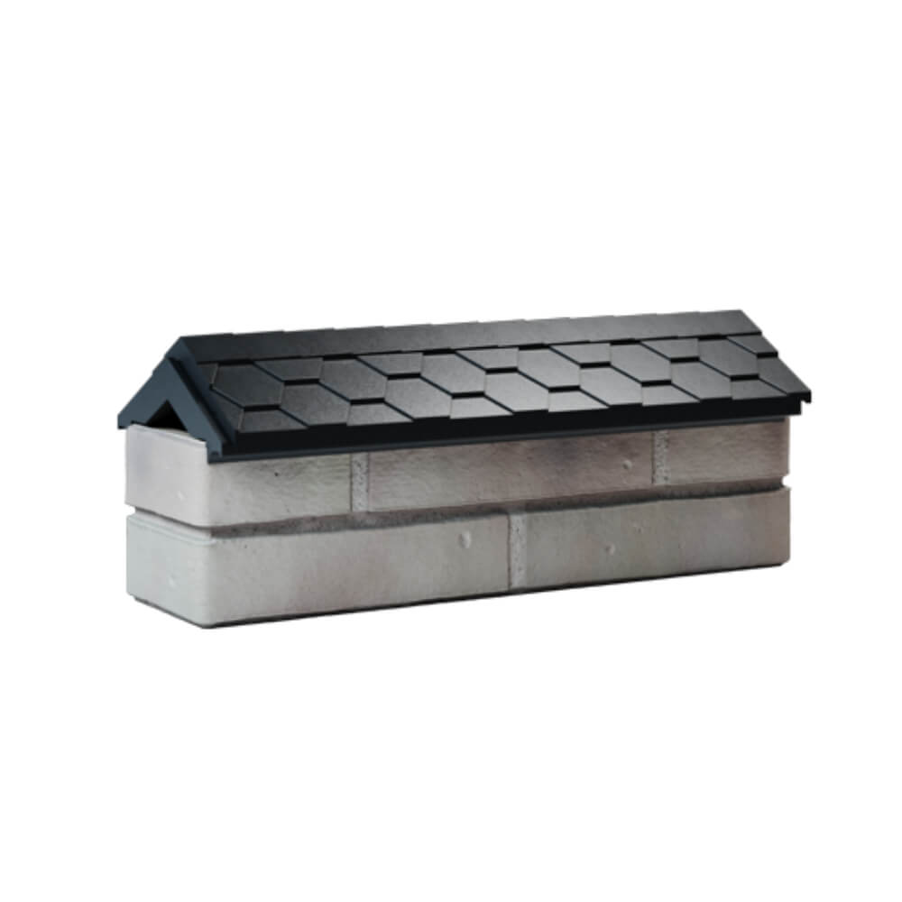 Парапет Zking Эверест Черный с посадкой на 0.5 кирпича (130мм) Менделеевск фото