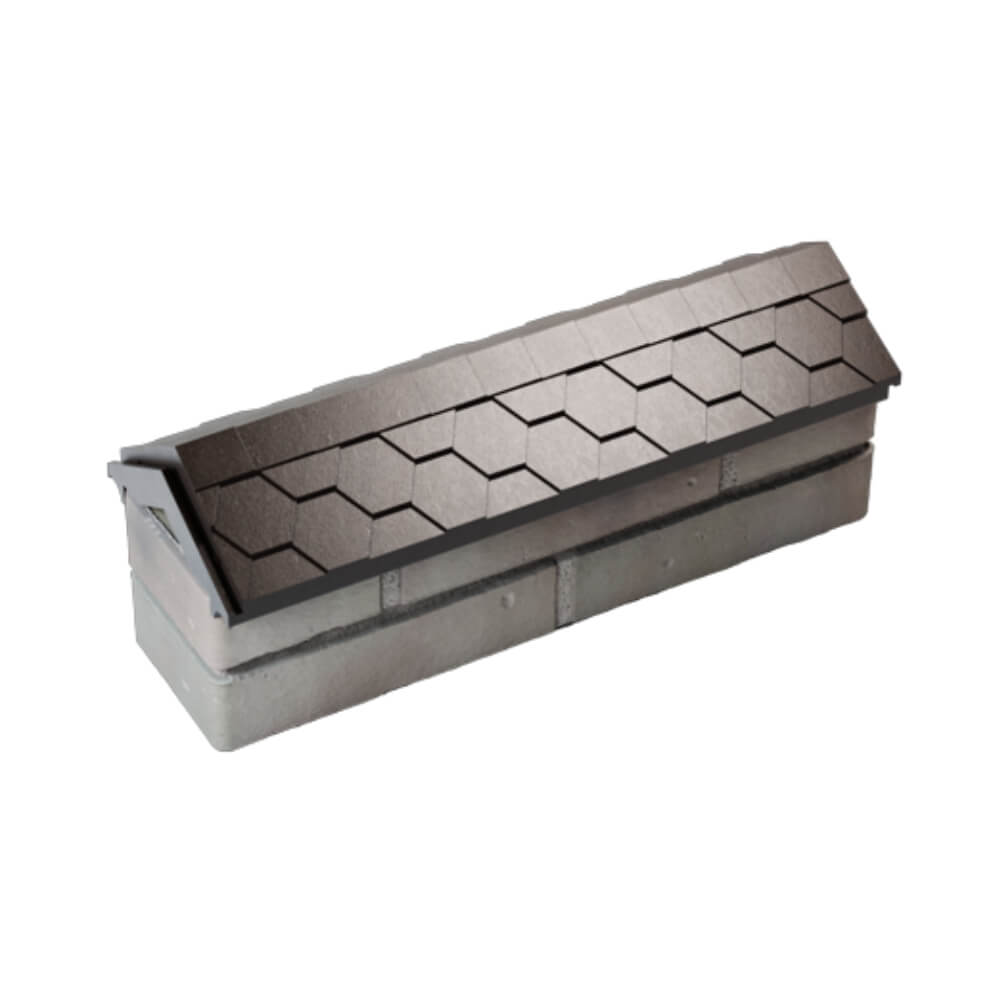 Парапет Zking Эверест Коричневый с посадкой на 0.5 кирпича (130мм) в Менделеевске фото