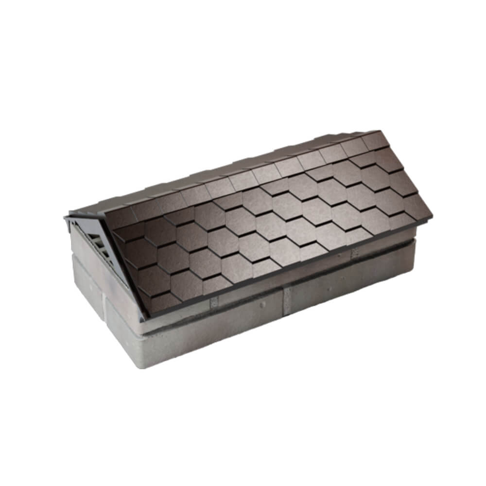 Парапет Zking Эверест Коричневый с посадкой на 1 кирпич (200/225/255мм) в Менделеевске фото