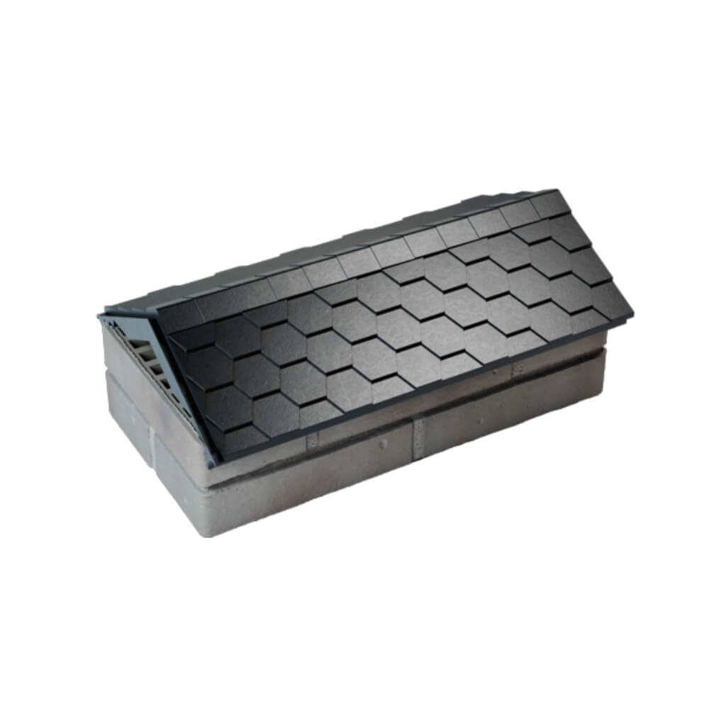 Парапет Zking Эверест Черный с посадкой на 1 кирпич (200/225/255мм) в Менделеевске фото