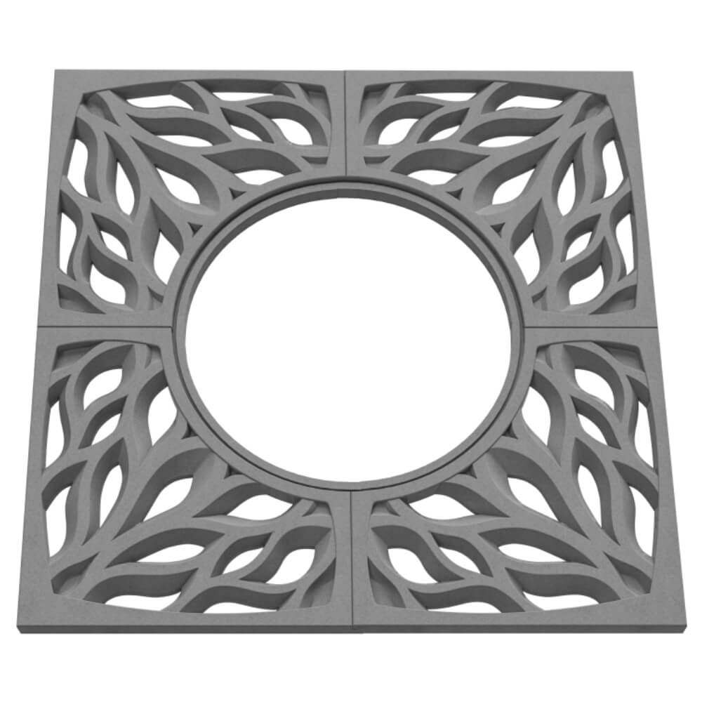 Приствольная решетка для дерева ZKING CRUST 1.2х1.2м Серая в Менделеевске фото