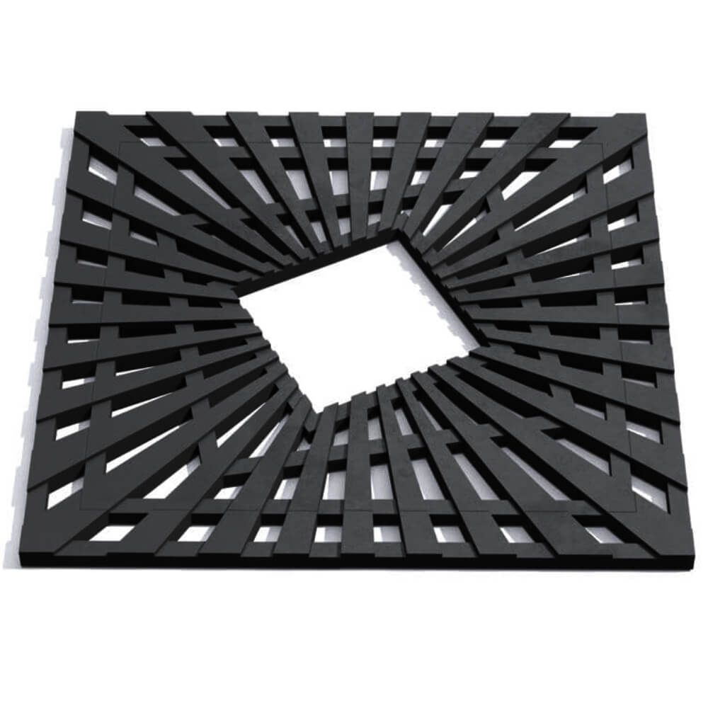 Приствольная решетка для дерева ZKING ATMOSPHERE 1.2х1.2м Черная Менделеевск фото