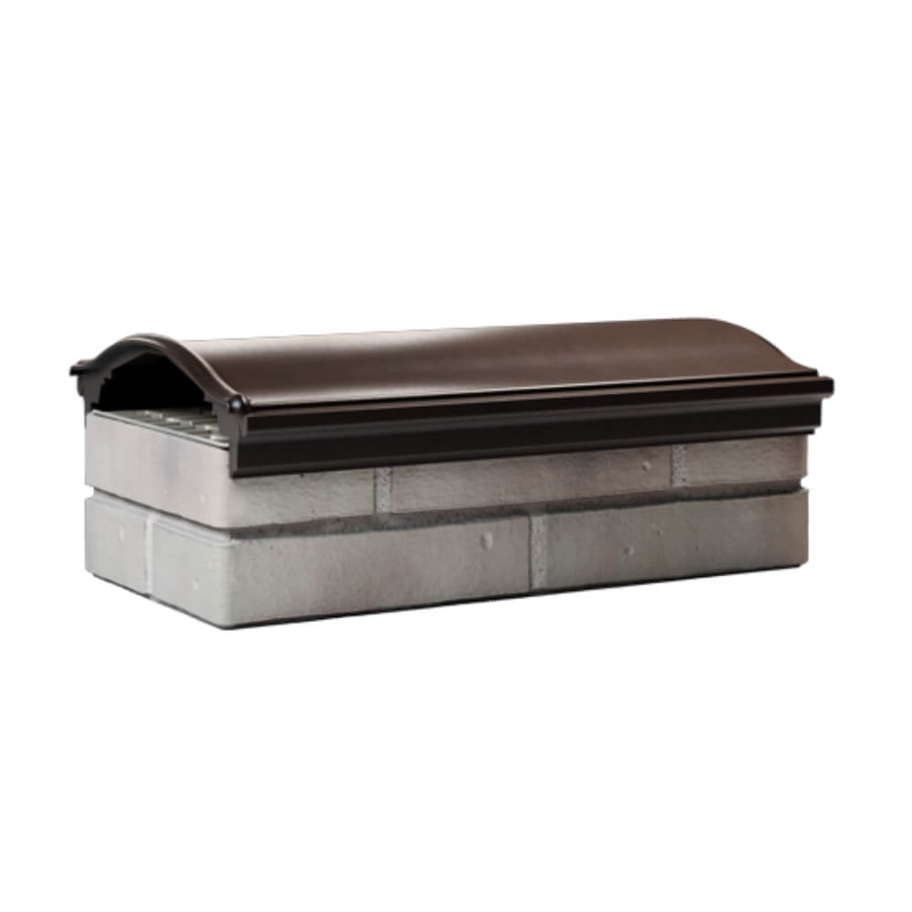 Парапет Zking Монблан Коричневый посадка на 1 кирпич (200/225/255мм) Менделеевск фото