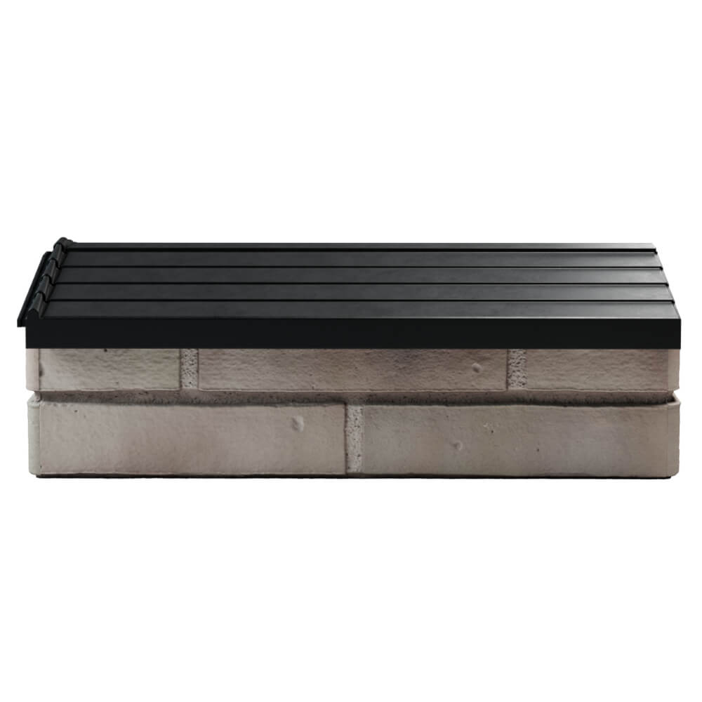 Парапет Zking Бона ХайТек Черный с посадкой на 1 кирпич (200/225/255мм) в Менделеевске фото