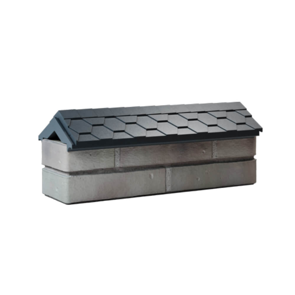 Парапет Zking Эверест Серый с посадкой на 0.5 кирпича (130мм) Менделеевск фото