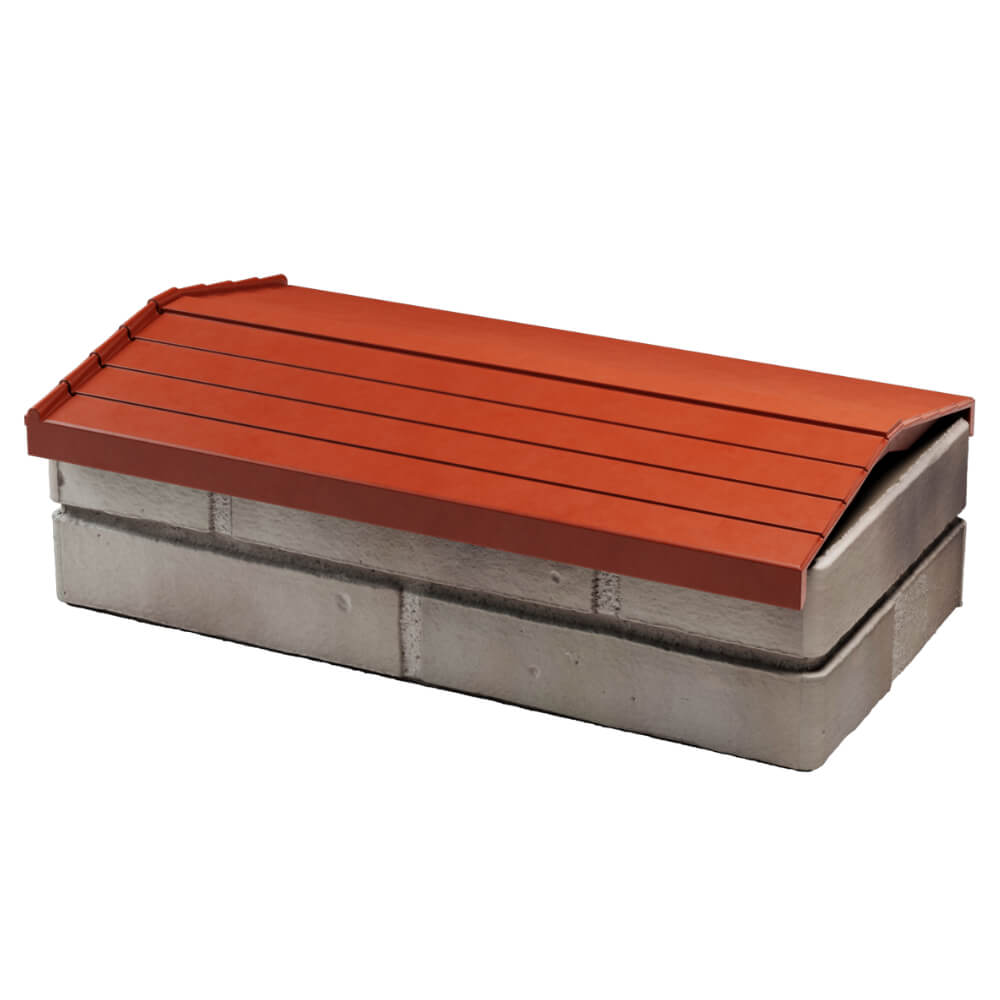 Парапет Zking Бона ХайТек Красный с посадкой на 1 кирпич (200/225/255мм) в Менделеевске фото