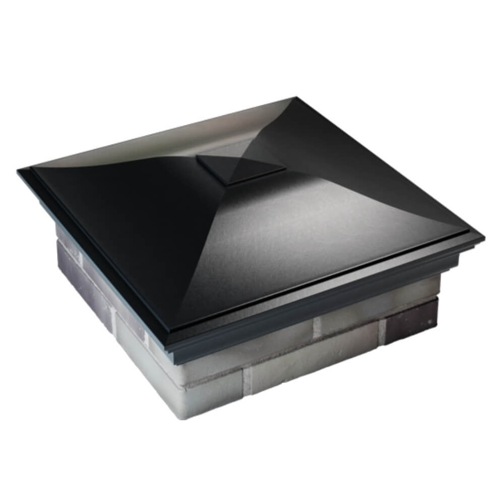 Колпак Zking Монблан Черный на столб 2х2 кирпича (515х515мм) Менделеевск фото