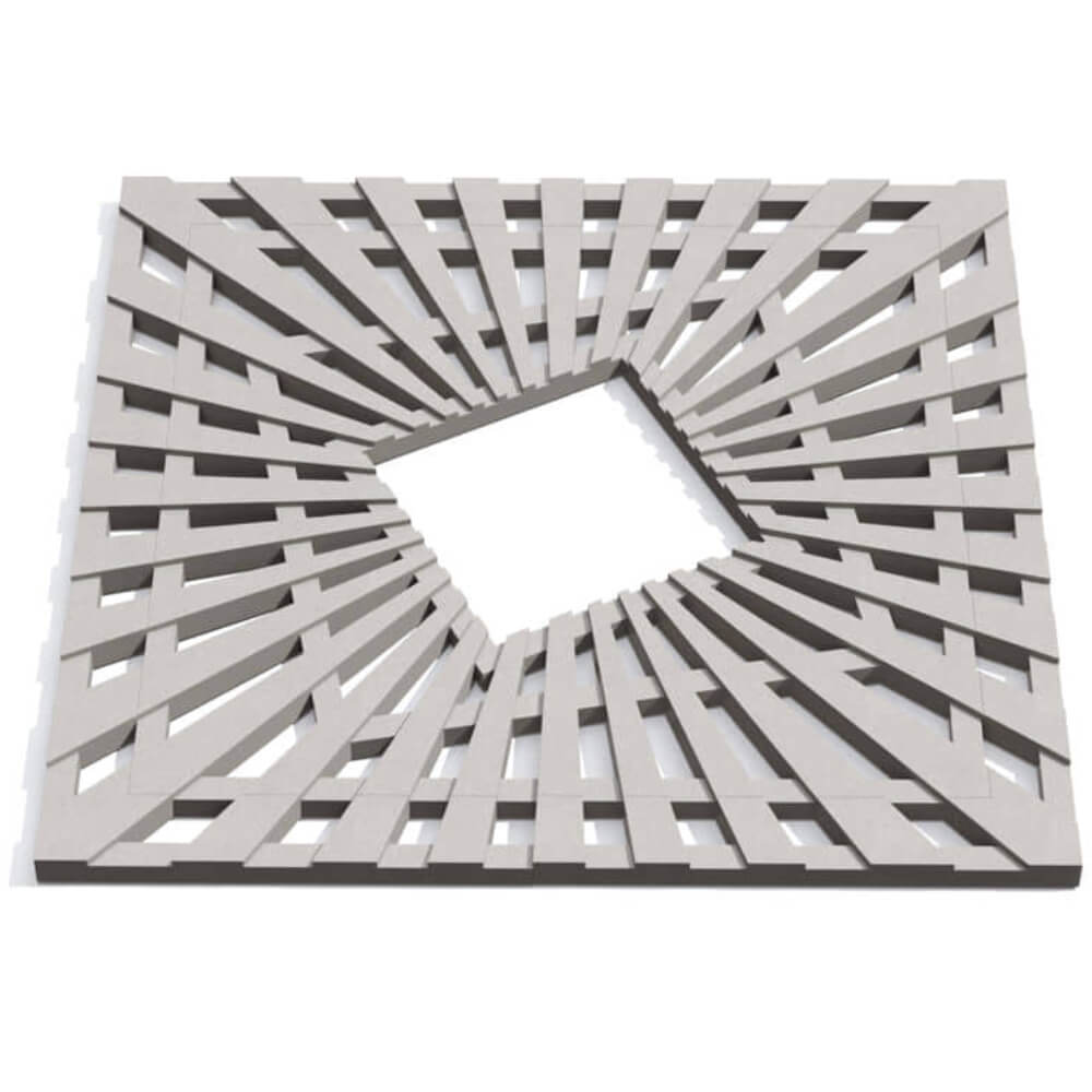 Приствольная решетка для дерева ZKING ATMOSPHERE 1.2х1.2м Бежевая Менделеевск фото