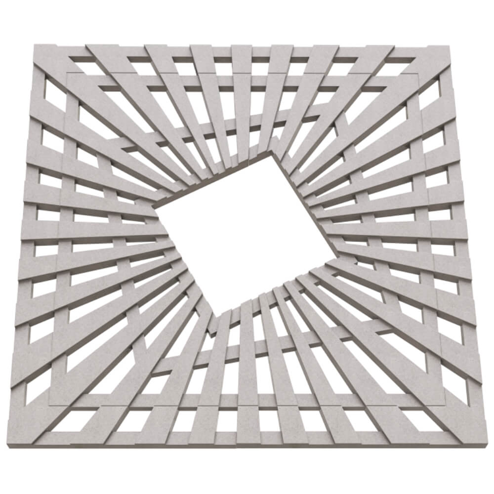 Приствольная решетка для дерева ZKING ATMOSPHERE 1.2х1.2м Бежевая в Менделеевске фото