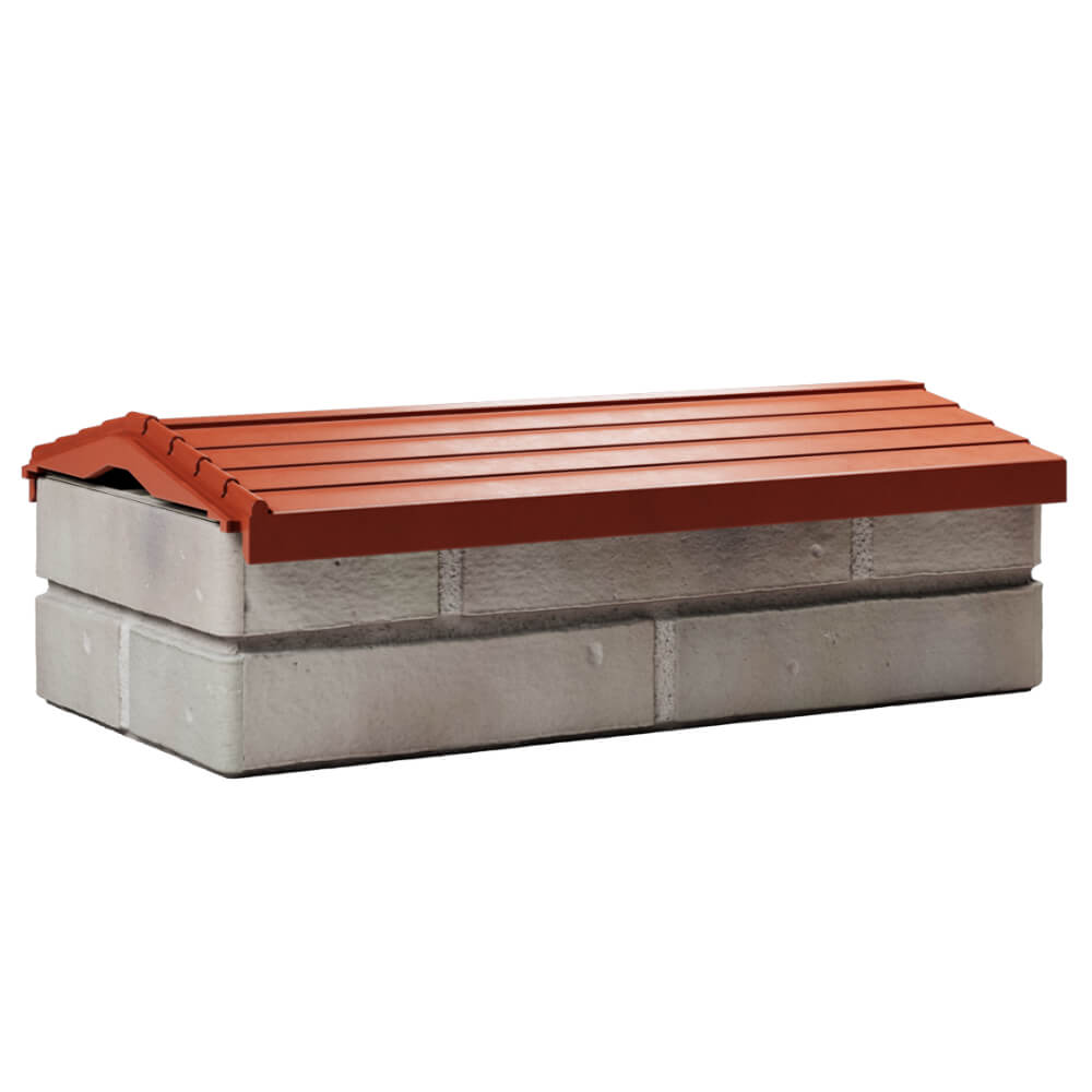 Парапет Zking Бона ХайТек Красный с посадкой на 1 кирпич (200/225/255мм) Менделеевск фото