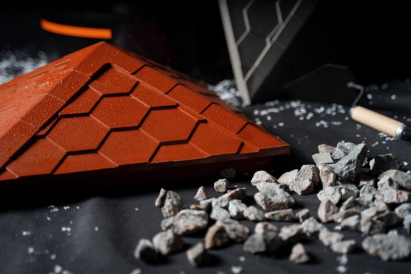 Колпак Zking Эверест Красный на столб 1.5х1.5 кирпича (390х390мм) в Менделеевске фото