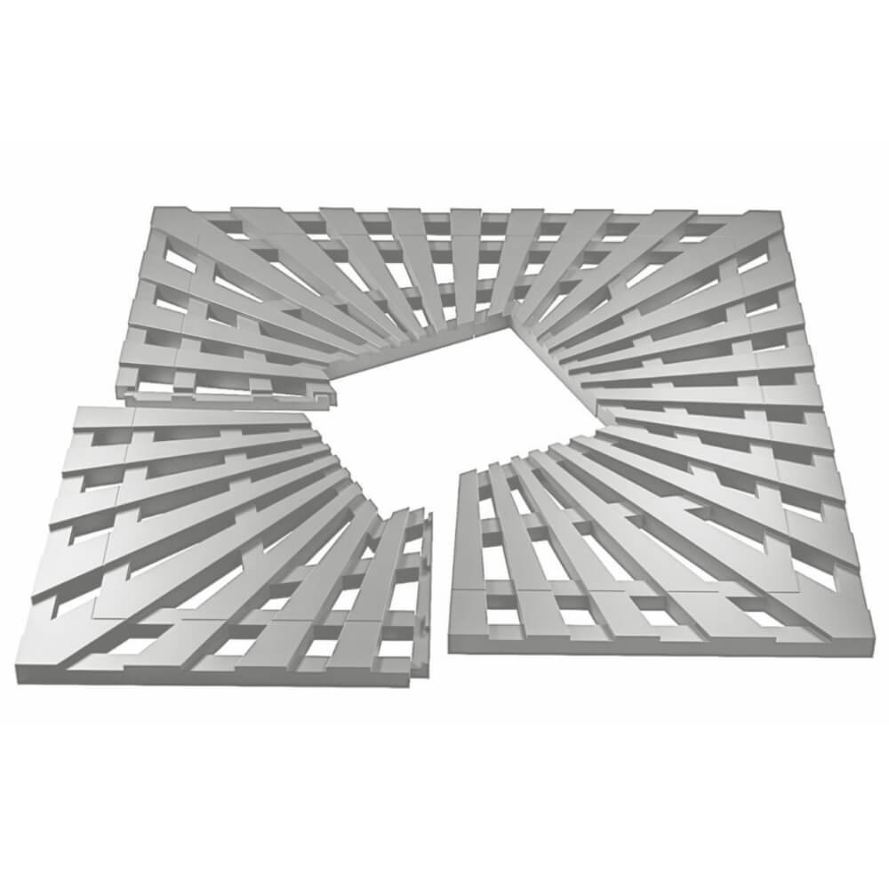 Приствольная решетка для дерева ZKING ATMOSPHERE 1.2х1.2м Бежевая в Менделеевске фото