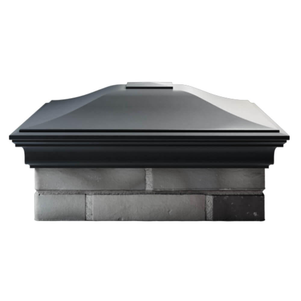 Колпак Zking Монблан Серый на столб 2х2 кирпича (515х515мм) в Менделеевске фото