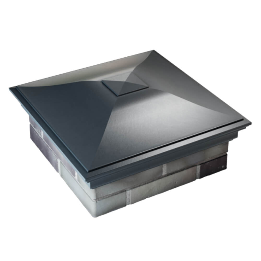 Колпак Zking Монблан Серый на столб 2х2 кирпича (515х515мм) Менделеевск фото