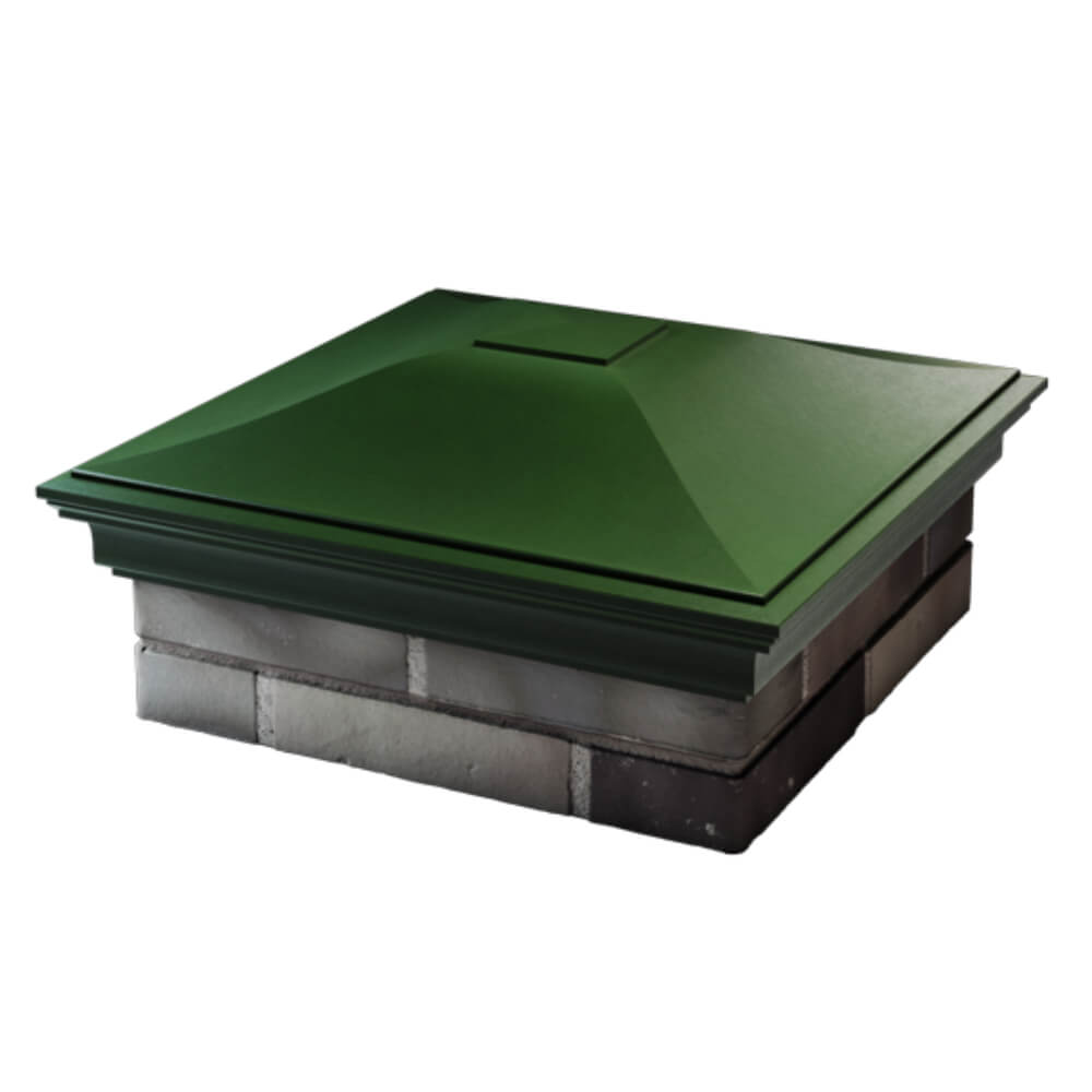 Колпак Zking Монблан Зеленый на столб 2х2 кирпича (515х515мм) в Менделеевске фото