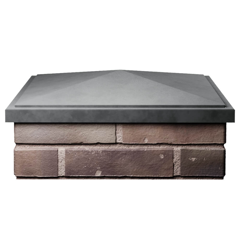 Колпак Zking БонаМоно Серый на столб 2х2 кирпича (515х515, 530х530мм) Менделеевск фото