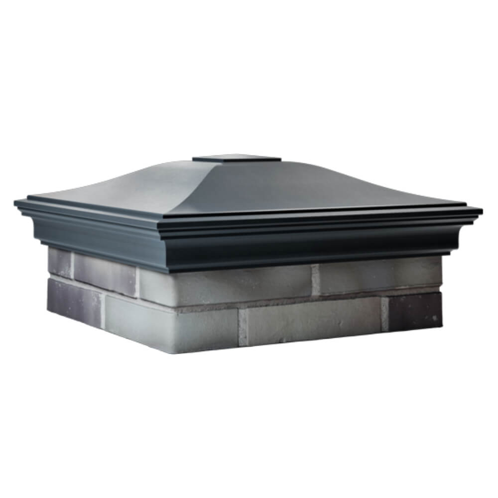 Колпак Zking Монблан Серый на столб 2х2 кирпича (515х515мм) в Менделеевске фото