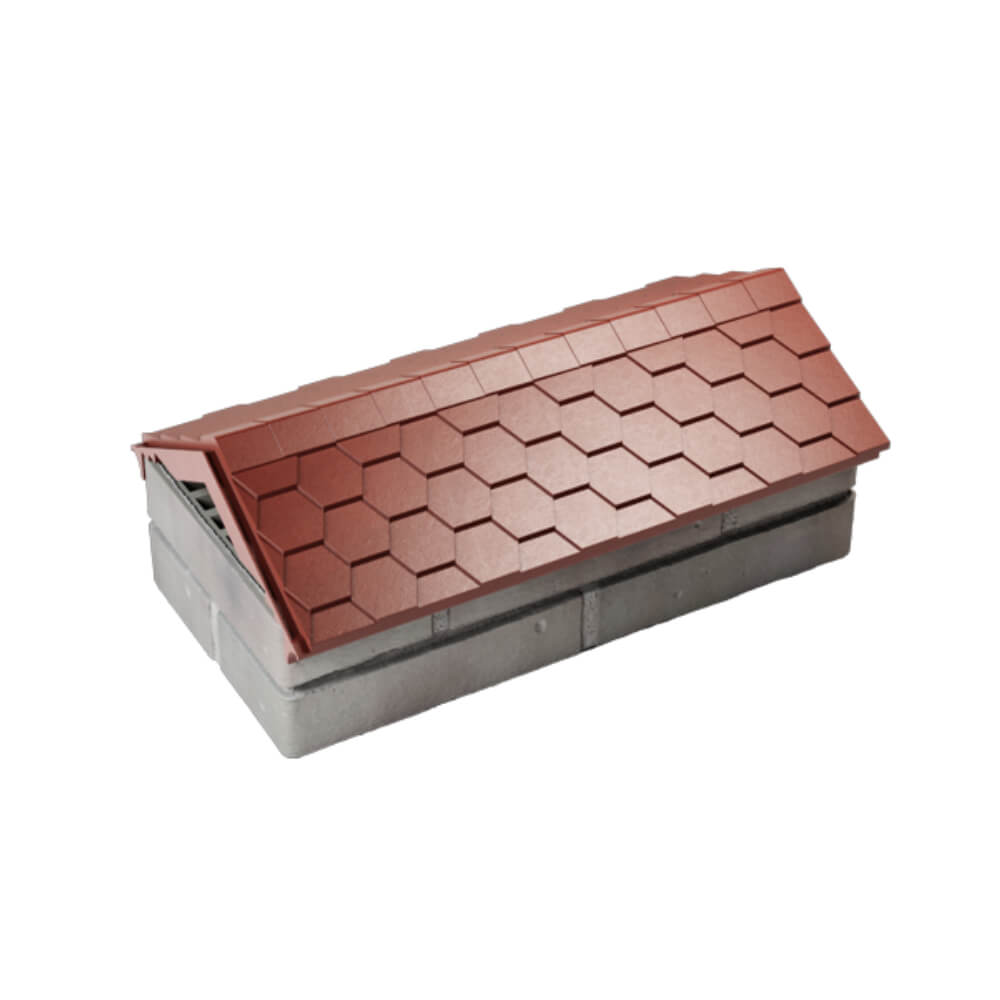 Парапет Zking Эверест Красный с посадкой на 1 кирпич (200/225/255мм) в Менделеевске фото