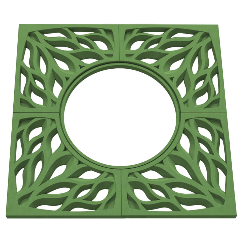 Приствольная решетка для дерева ZKING CRUST 1.2х1.2м Зеленая в Менделеевске фото