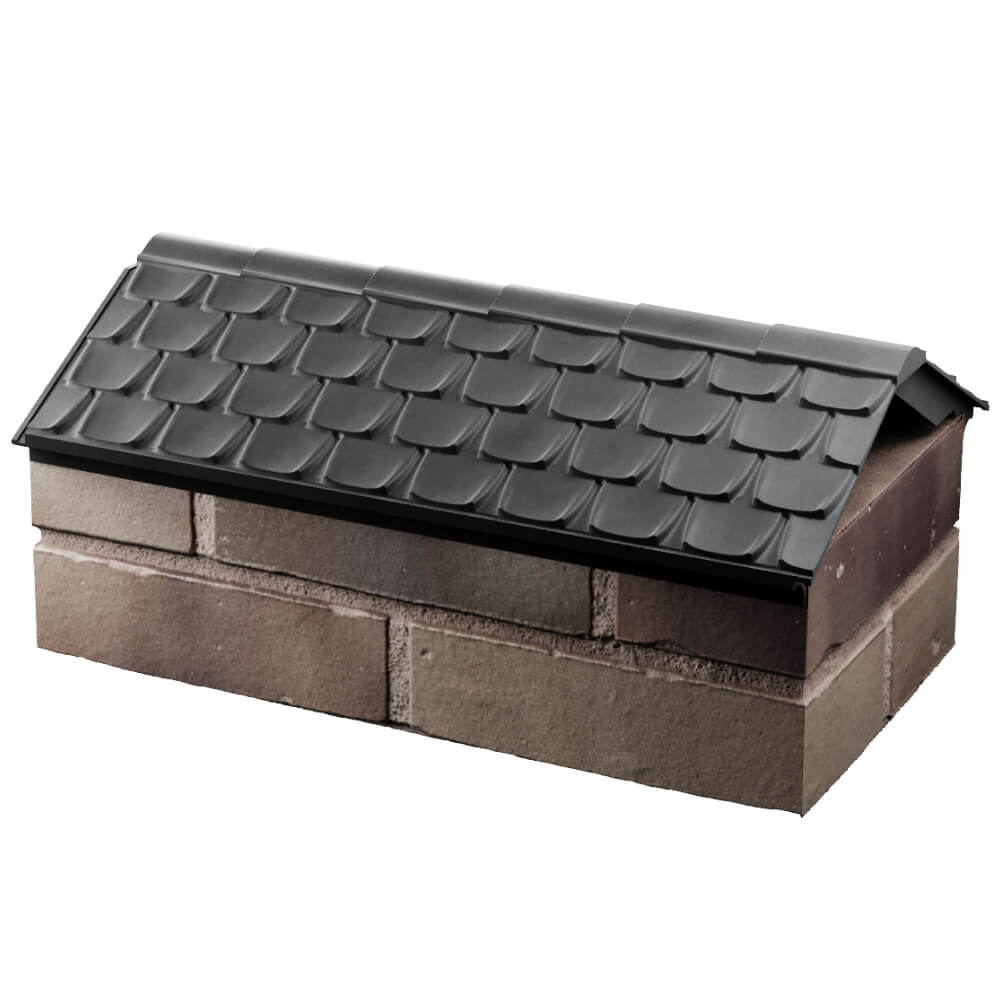 Парапет Zking Эльбрус Серый с посадкой на 1 кирпич (255мм) в Менделеевске фото