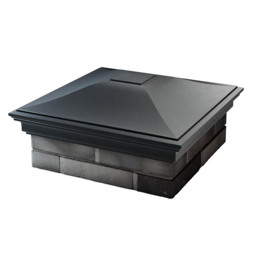 Колпак Zking Монблан Серый на столб 2х2 кирпича (515х515мм) в Менделеевске фото