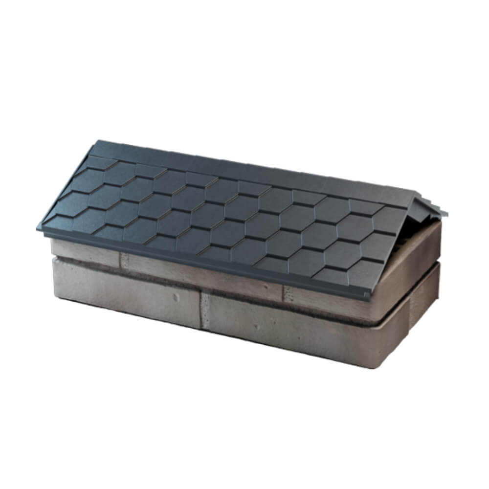 Парапет Zking Эверест Серый с посадкой на 1 кирпич (200/225/255мм) в Менделеевске фото