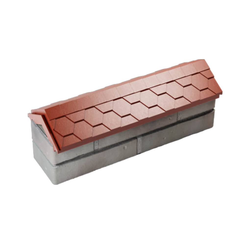 Парапет Zking Эверест Красный с посадкой на 0.5 кирпича (130мм) в Менделеевске фото