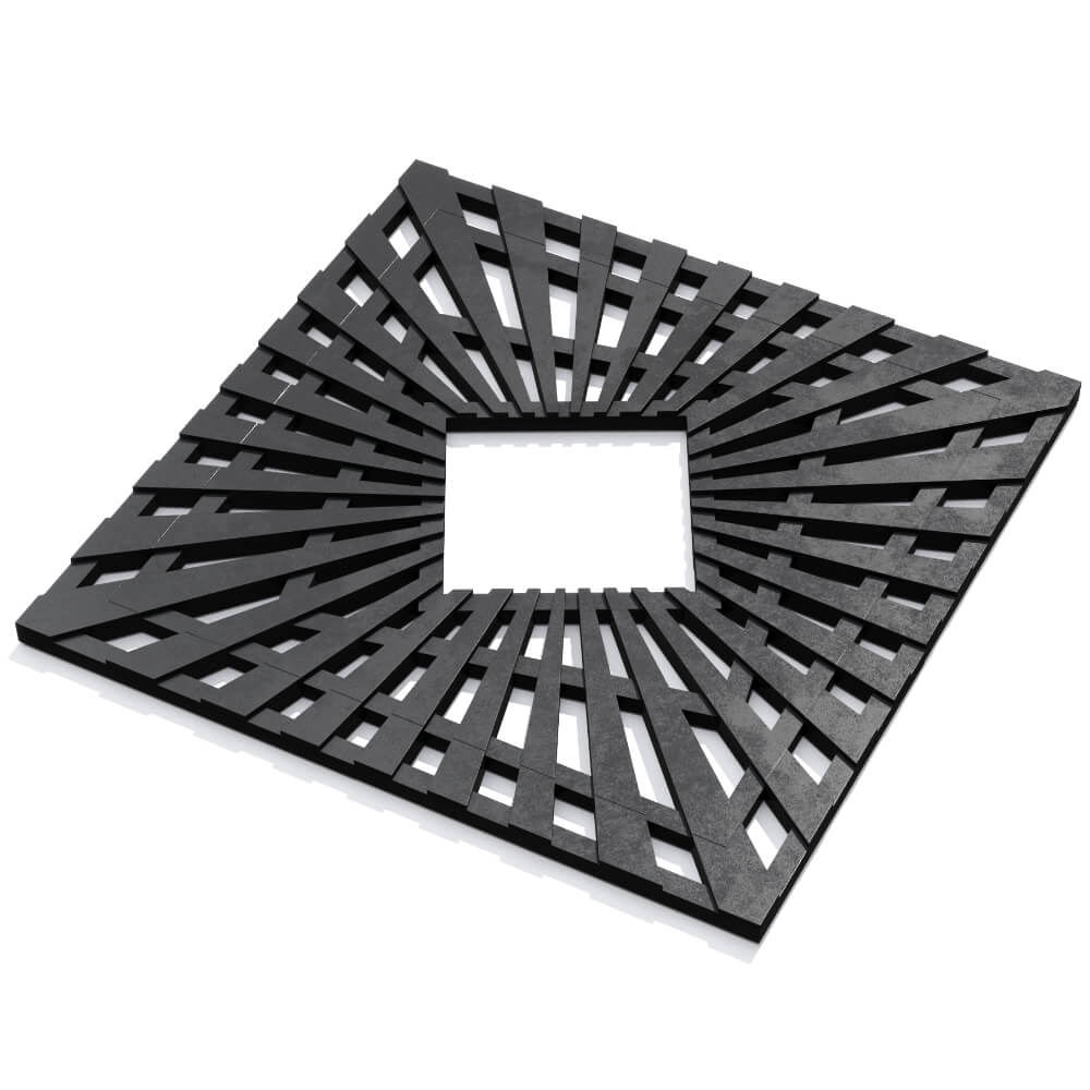 Приствольная решетка для дерева ZKING ATMOSPHERE 1.2х1.2м Черная в Менделеевске фото