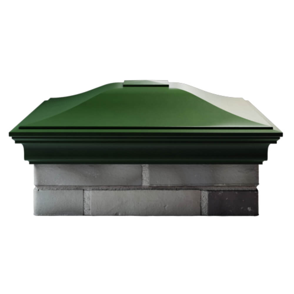Колпак Zking Монблан Зеленый на столб 2х2 кирпича (515х515мм) в Менделеевске фото