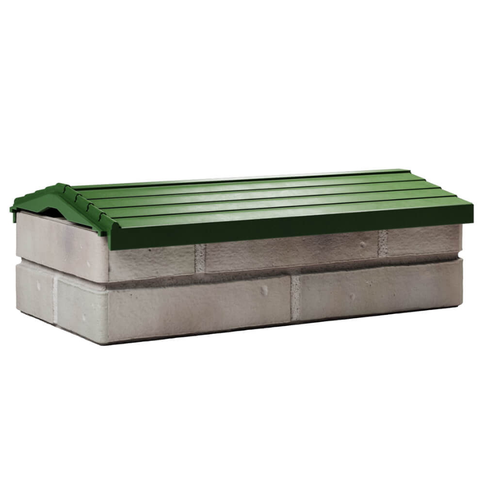 Парапет Zking Бона ХайТек Зеленый с посадкой на 1 кирпич (200/225/255мм) Менделеевск фото