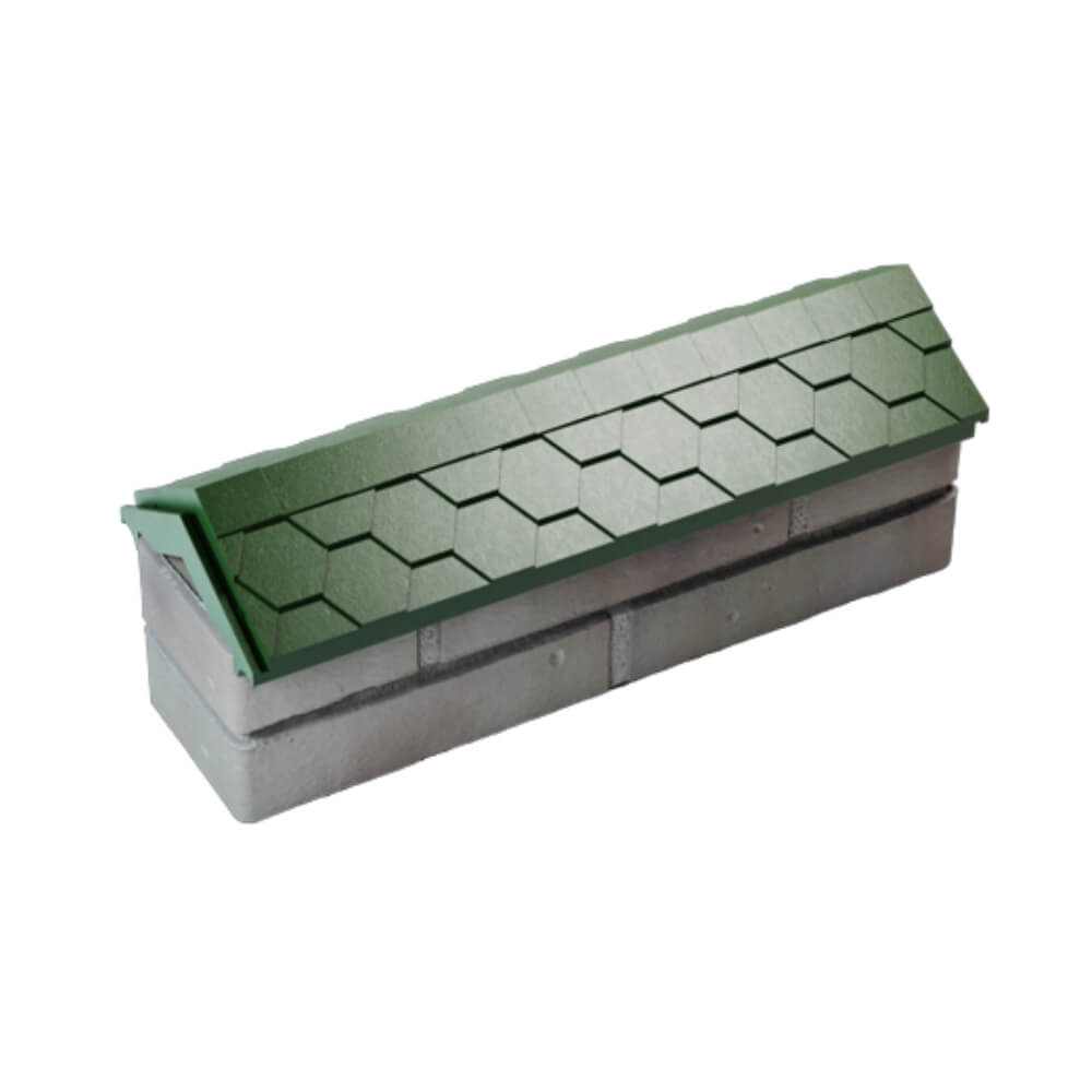 Парапет Zking Эверест Зеленый с посадкой на 0.5 кирпича (130мм) в Менделеевске фото