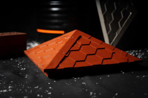 Колпак Zking Эверест Красный на столб 1.5х1.5 кирпича (390х390мм) в Менделеевске фото