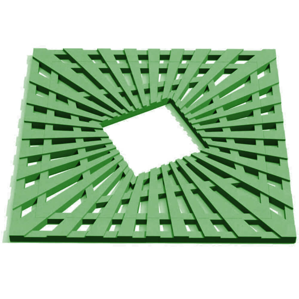 Приствольная решетка для дерева ZKING ATMOSPHERE 1.2х1.2м Зеленая Менделеевск фото